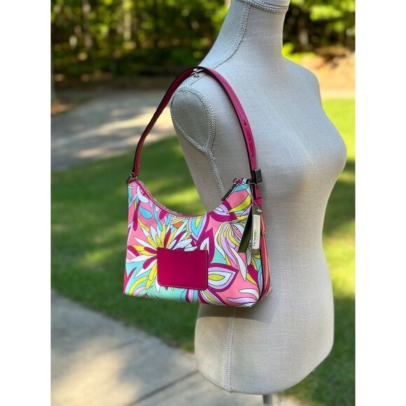 Kate Spade Sam Icon Anemone Floral Small Shoulder Bag KB940 NWT *READ* - Picture 2 of 16